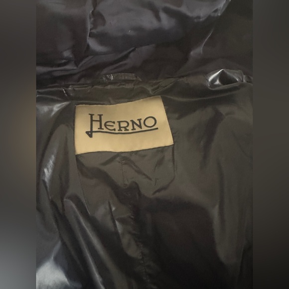 Herno A-Shape Down Jacket In Satin.  Color “New Blue”. Size 52. $1080 - Picture 13 of 16